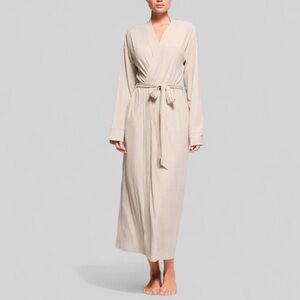 SKIMS *NWT SOFT LOUNGE LONG ROBE | COLOR: STONE | SIZE: S